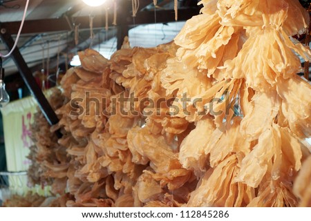 chinese dried food dried fish bladder or fish maw