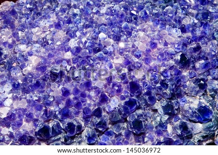 Blue Amethyst Cluster Background