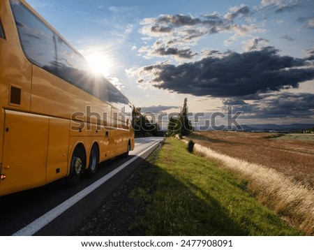 Similar – Image, Stock Photo Coach Bus