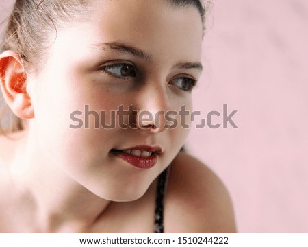 Similar – Image, Stock Photo portrait of teenager III