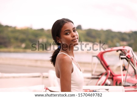 Similar – Image, Stock Photo Pink almendron in a park , Havana