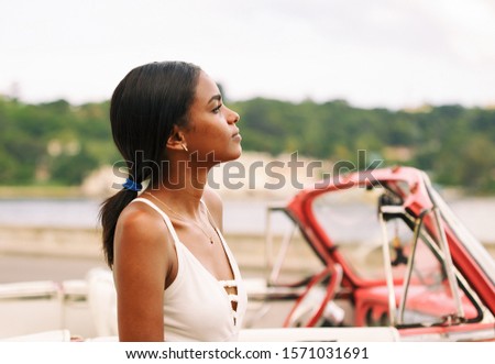 Similar – Image, Stock Photo Pink almendron in a park , Havana