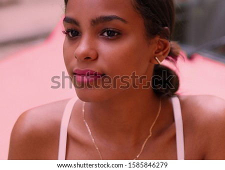 Similar – Image, Stock Photo Pink almendron in a park , Havana