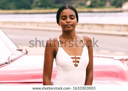 Similar – Image, Stock Photo Pink almendron in a park , Havana