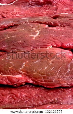 raw meat before cooking