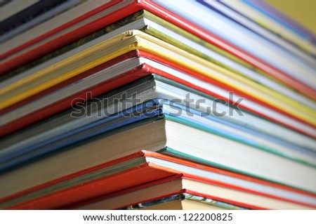 some books on the shelf