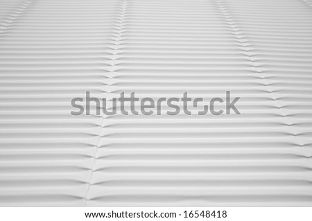 White Corrugated Cardboard Detail Macro