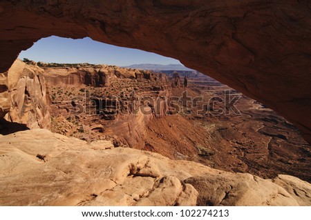 Mesa Arch in Canyon lands National Park