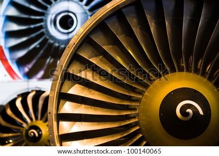 turbo engine in an air show