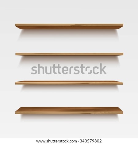 Similar – Image, Stock Photo Empty wooden book shelf with or storage rack modern retro design, copy space background texture