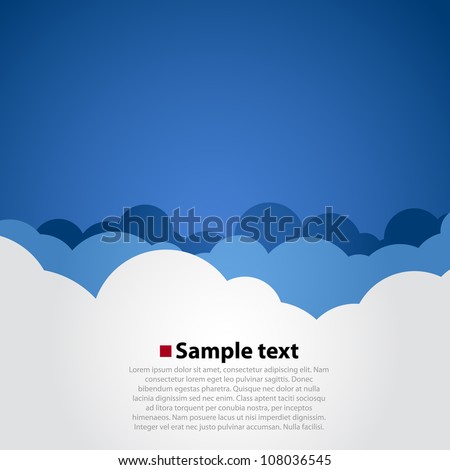 Similar – Image, Stock Photo cloudy text space Sky