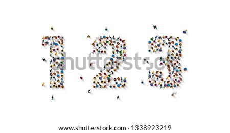 Similar – Image, Stock Photo one two three many