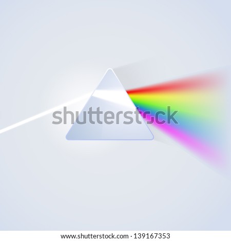Vector Glass Prism - 139167353 : Shutterstock
