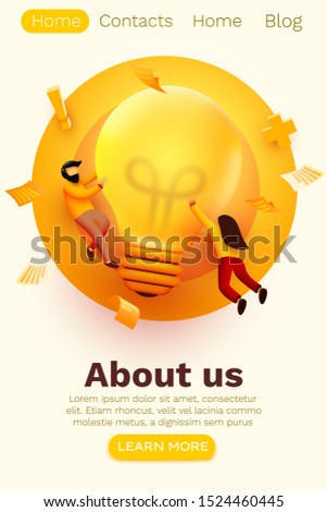 Similar – Image, Stock Photo Big light and small light