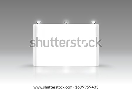 Scene show Podium for presentations on the gray background. Vector illustration