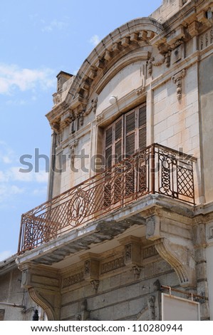 old balcony