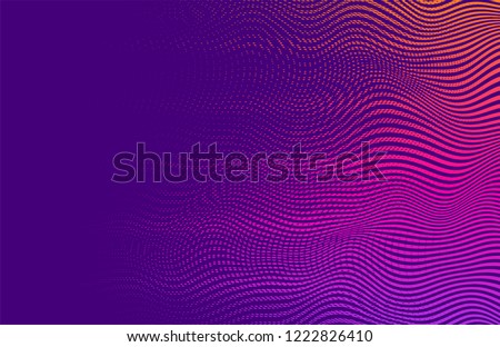 Abstract vector background. Halftone gradient gradation. Vibrant  trendy texture, with blending colors.