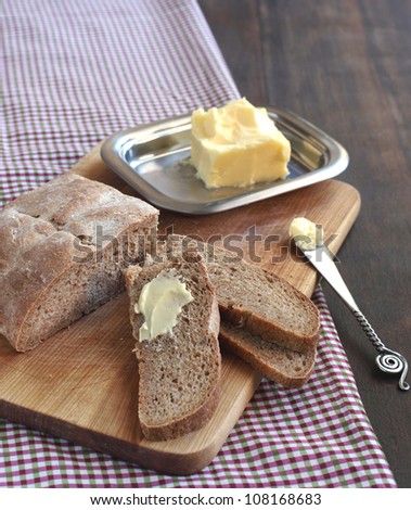 Honey and lavender bread