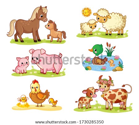 Animals And Their Babies Clipart At Getdrawings Free Download