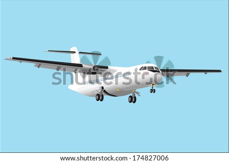 Regional passenger airplane 