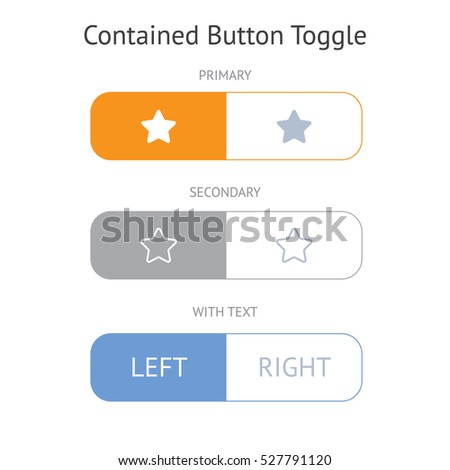 Large contained button toggle