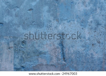 blue grunge wall background for multiple uses