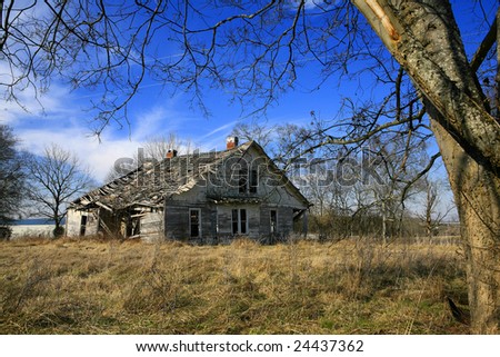 Abandoned home near Mount Juliet Tennessee