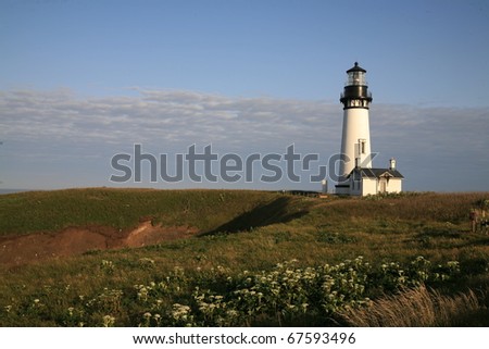 Yaquina head light house on the Oregon Coast