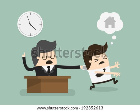 Overtime Stock Vector Illustration 192352613 : Shutterstock