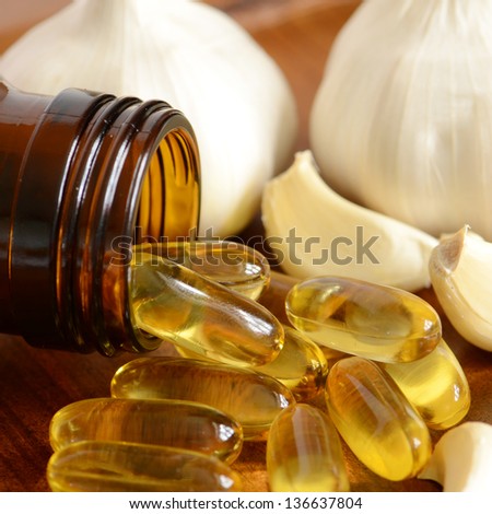 Garlic Oil Capsules.