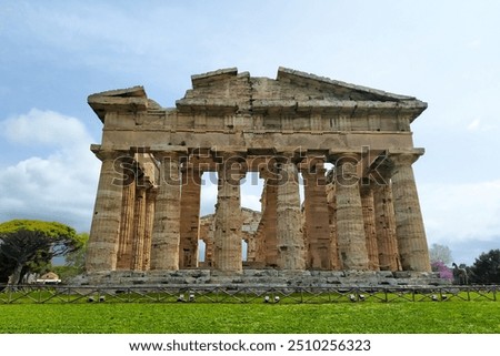 Similar – Image, Stock Photo Column, Paestum Campania