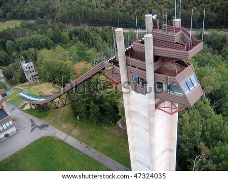 Ski Jumps at Lake Placid - Place of 1932 and 1980 Winter Olympic Games