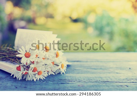 Similar – Image, Stock Photo A lovely flowers union