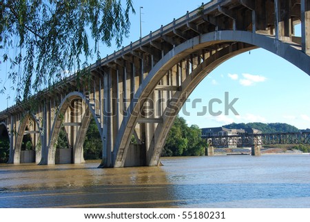 Henley Bridge over the Tennessee River Knoxville