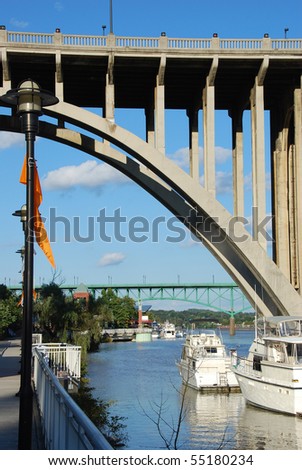 Knoxville waterfront on the Tennessee River