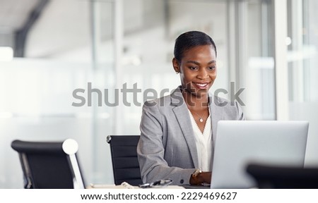 Similar – Image, Stock Photo Woman using her laptop at home.