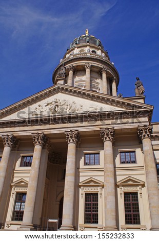 The Gendarmenmarkt is a square in Berlin, and the site of the Konzerthaus and the French and German Cathedrals.