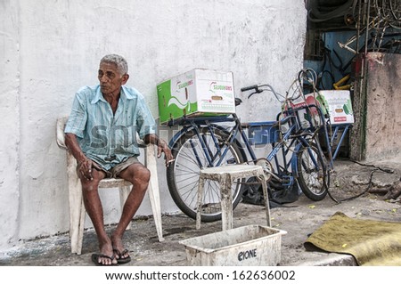 FORTALEZA, BRAZIL - NOV 05: Elderly of community of the city center that will be expropriated and removed because of the World Cup 2014 on November 05 2013, in Fortaleza, Brazil