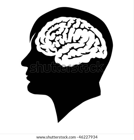 Man Head Silhouette Stock Photo 46227934 : Shutterstock