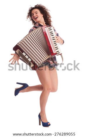 Russian Accordion By Lady 85
