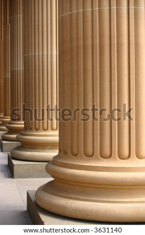 Classical Columns at the Sydney Art Gallery