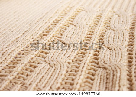 Knitted cloth as a background.
