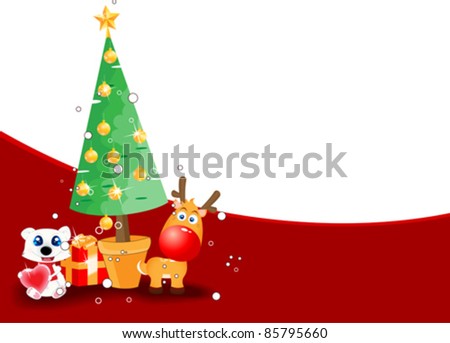 Christmas Background Stock Vector Illustration 85795660 : Shutterstock