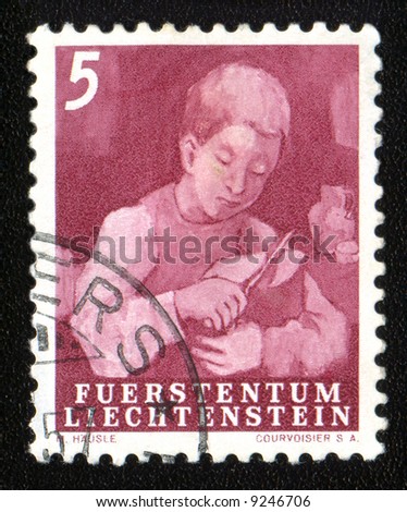 Vintage antique postage stamp from Germany
