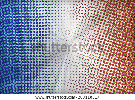 a graphic of abstract multicolor halftone pattern background