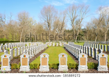 cemetery belgian soldiers world war one