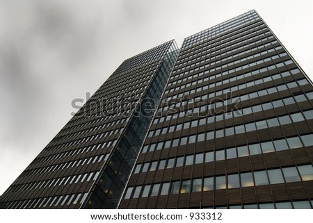 Tall skyscraper reaching into the sky
