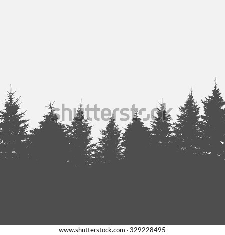 Similar – Image, Stock Photo black and white conifer