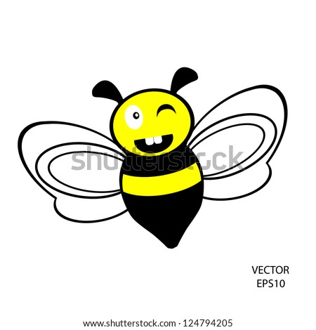 Bee Icon,Bee Drawing,Bee Outline,Vector - 124794205 : Shutterstock