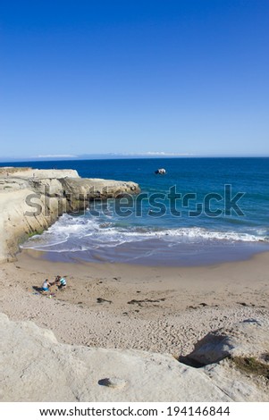 Beach at Santa Cruz, California, USA
